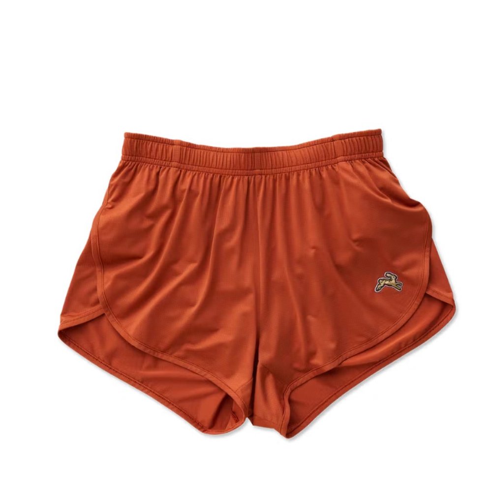 Tracksmith Orange Athletic Shorts